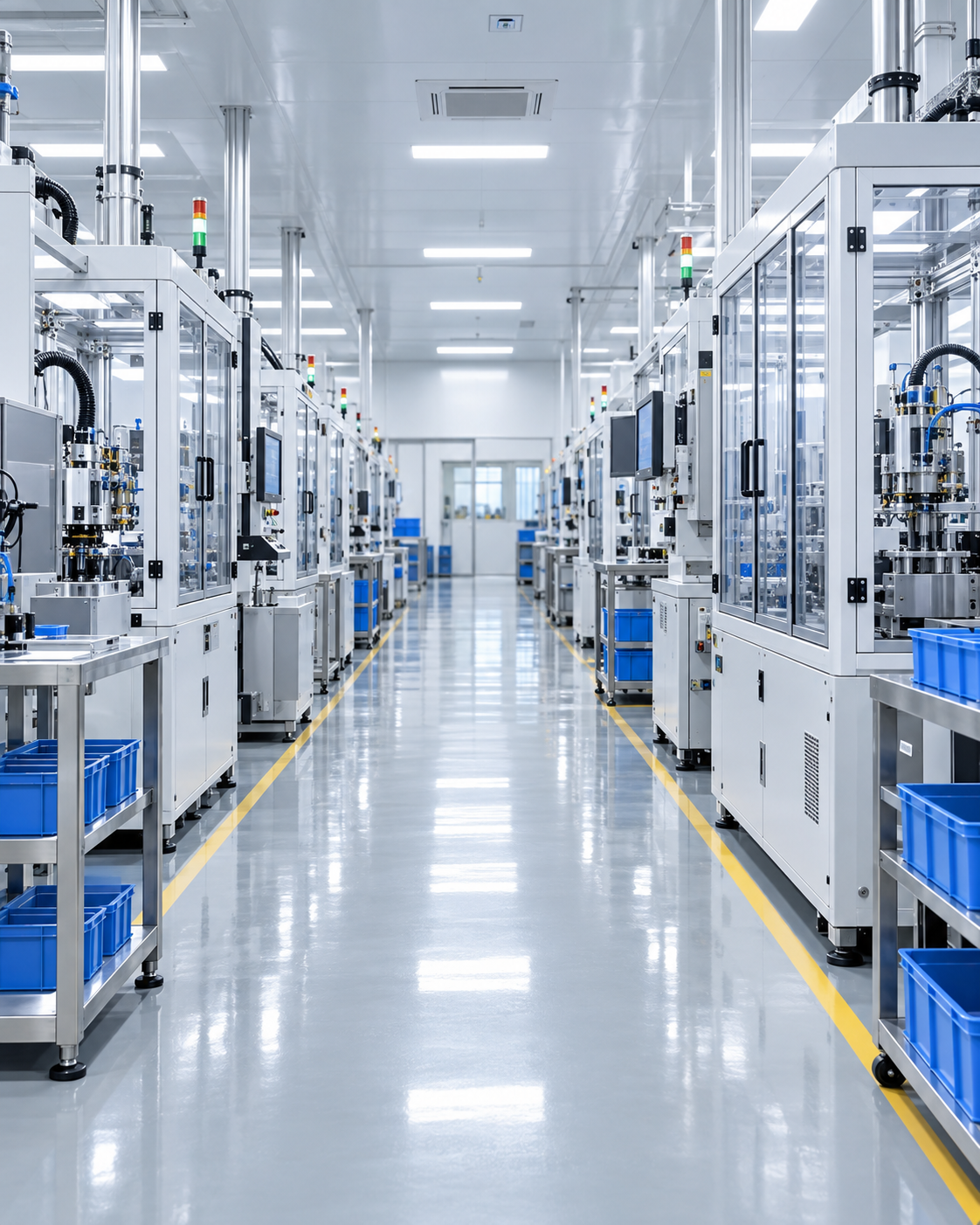 Automated precision manufacturing workshop